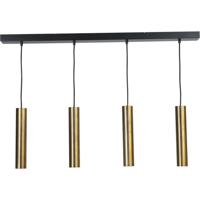 Masterlight Eetkamer hanglampRun 4 antiek koperen pendels - 2381-05-10-100-4