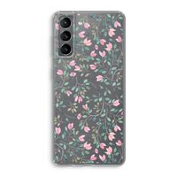 Sierlijke bloemen: Samsung Galaxy S21 Transparant Hoesje