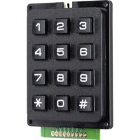 TRU COMPONENTS Druktoetsenveld Keypad matrix 3 x 4 1 stuk(s) - thumbnail