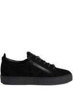 Giuseppe Zanotti baskets Frankie en daim - Noir - thumbnail