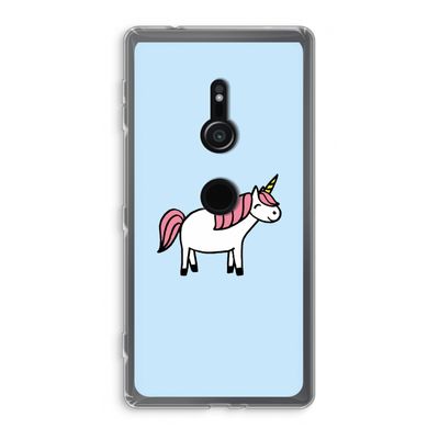 Eenhoorn: Sony Xperia XZ2 Transparant Hoesje