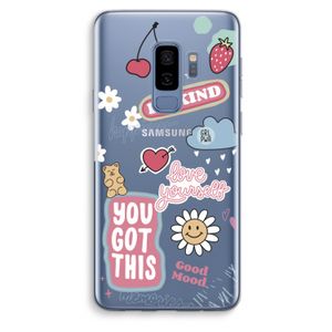 Positivity: Samsung Galaxy S9 Plus Transparant Hoesje