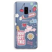 Positivity: Samsung Galaxy S9 Plus Transparant Hoesje