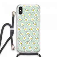 Spiegeleitjes: iPhone XS Max Transparant Hoesje met koord Spiegeleitjes: iPhone XS Max Transparant Hoesje met koord