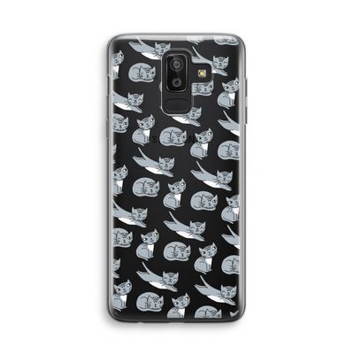Poezen: Samsung Galaxy J8 (2018) Transparant Hoesje