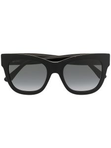 Jimmy Choo Eyewear lunettes de soleil à monture papillon - Noir