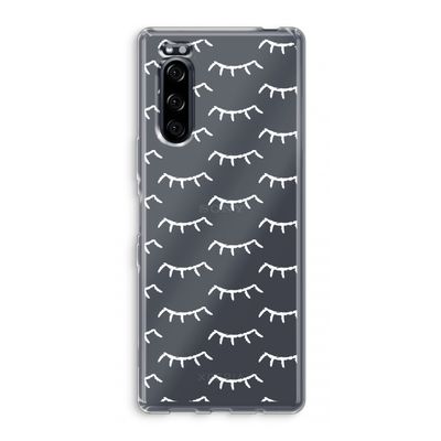 Wimpers: Sony Xperia 5 Transparant Hoesje