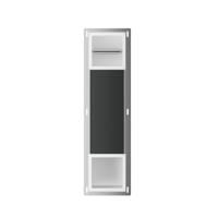 Toiletrolhouder set Xellanz Rocko | Zonderklep | Met reserverolhouder | Mat wit