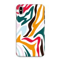 Colored Zebra: iPhone XS Tough Case