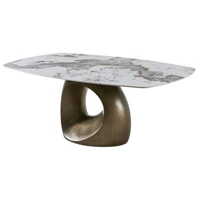Tower Living Deens Ovale Eettafel 'Castello' Keramiek, 220 x 120cm