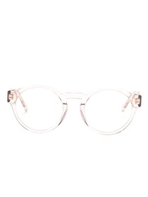 Chloé Eyewear lunettes de vue à monture ronde transparente - Tons neutres