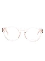 Chloé Eyewear lunettes de vue à monture ronde transparente - Tons neutres