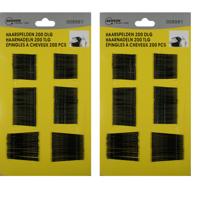 Benson Schuifspeldjes - 400x - zwart - 45 en 55 mm - haarspelden