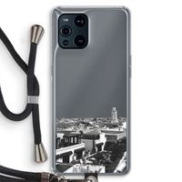 Marrakech Skyline : Oppo Find X3 Transparant Hoesje met koord