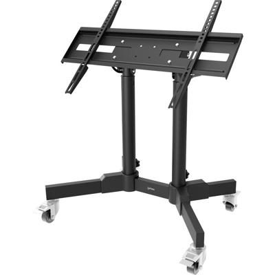 Manhattan TV-wagen Voor curved TVs 58,4 cm (23) - 177,8 cm (70) Kantelbaar, In hoogte verstelbaar