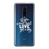 Partner in crime: OnePlus 7 Pro Transparant Hoesje
