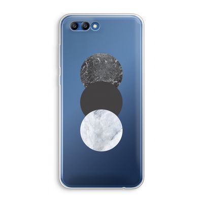 Marmeren cirkels: Honor 10 Transparant Hoesje