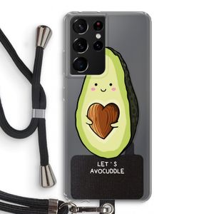 Avocuddle: Samsung Galaxy S21 Ultra Transparant Hoesje met koord