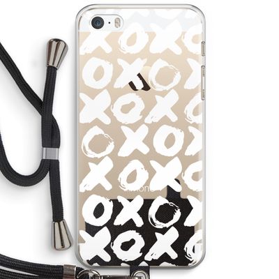 XOXO: iPhone 5 / 5S / SE Transparant Hoesje met koord