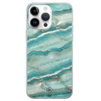 iPhone 14 Pro Max siliconen hoesje - Mamer azuurblauw