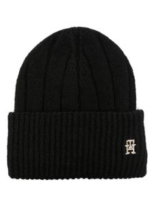 Tommy Hilfiger bonnet Timeless à logo brodé - Noir