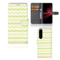 Sony Xperia 1 III | Telefoon Hoesje | Waves Yellow