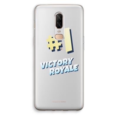 Victory Royale: OnePlus 6 Transparant Hoesje