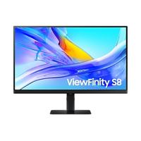 Samsung ViewFinity S8 LS27D800UAUXEN Monitor Zwart Samsung ViewFinity S8 LS27D800UAUXEN Monitor Zwart
