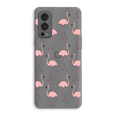 Anything Flamingoes: OnePlus Nord 2 5G Transparant Hoesje