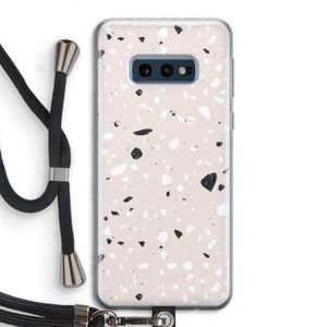 Terrazzo N°20: Samsung Galaxy S10e Transparant Hoesje met koord