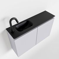Toiletmeubel Mondiaz Ture | 80 cm | Meubelkleur Cale | Eden wastafel Urban Links | 1 kraangat