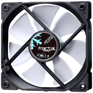 Fractal Design Dynamic X2 GP-12 PWM PC-ventilator Zwart, Wit (b x h x d) 120 x 120 x 25 mm