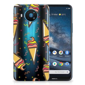 Nokia 8.3 Siliconen Case Icecream