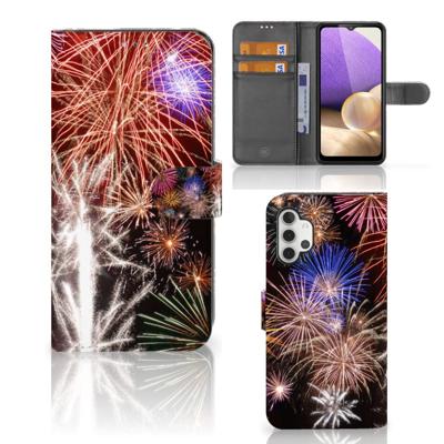 Samsung Galaxy A32 4G | Wallet Case | met Pasjes | Vuurwerk