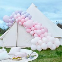 Ballonnenboog groot paars & roze Ginger Ray - thumbnail