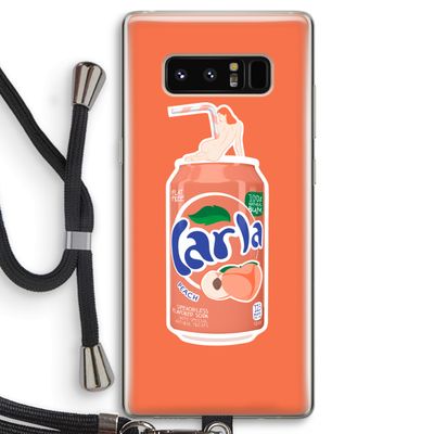 S(peach)less: Samsung Galaxy Note 8 Transparant Hoesje met koord