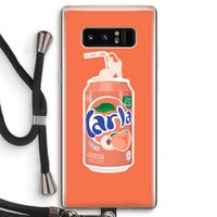 S(peach)less: Samsung Galaxy Note 8 Transparant Hoesje met koord