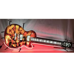Kiss Gitaar Neon Verlichting 119 x 45 cm