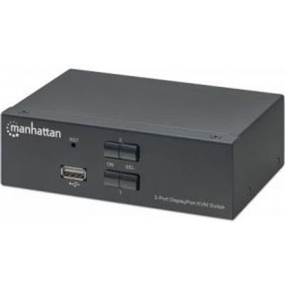 Manhattan 153546 KVM-switch Zwart