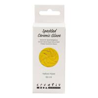 Creativ Company Gespikkeld keramiek glazuur 999-1060 c dekkend yellow haze - 60ml