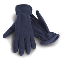 Result Winterhandschoenen - donkerblauw - warm fleece - volwassenen - dames/heren Result Winterhandschoenen - donkerblauw - warm fleece - volwassenen - dames/heren