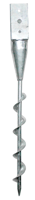 Connex Paalhouder 71X71X650 (Schroef) Vvz - HV4335