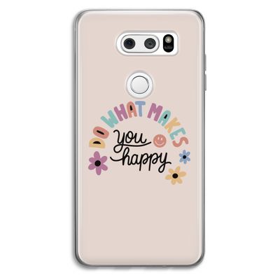 Happy days: LG V30 Transparant Hoesje