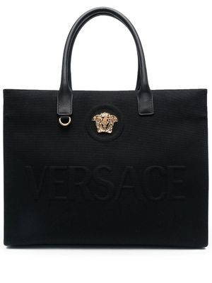 Versace grand sac cabas La Medusa - Noir