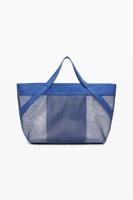 Grote shopper tas van mesh - BLUE - U