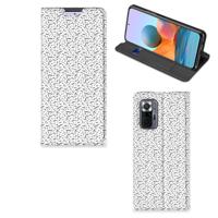 Xiaomi Redmi Note 10 Pro | Hoesje met Magneet | Stripes Dots