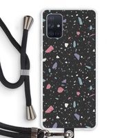 Terrazzo N°16: Samsung Galaxy A71 Transparant Hoesje met koord