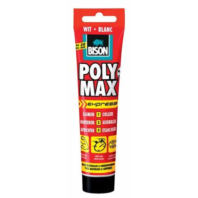 Bison poly max express wit 165gr