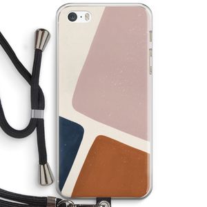 Geo #2: iPhone 5 / 5S / SE Transparant Hoesje met koord