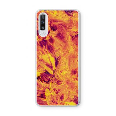 Eternal Fire: Samsung Galaxy A70 Transparant Hoesje